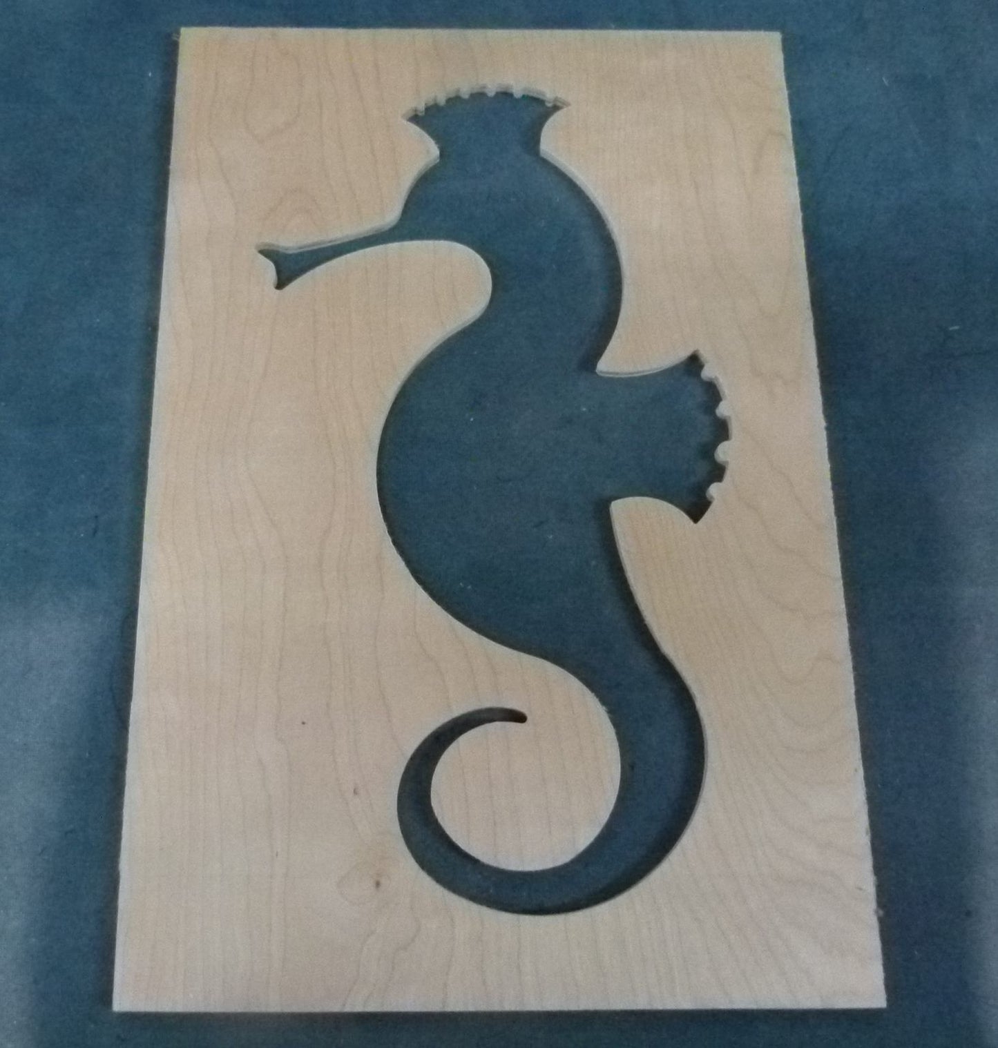 Seahorse Wooden Cutout Wall Panel