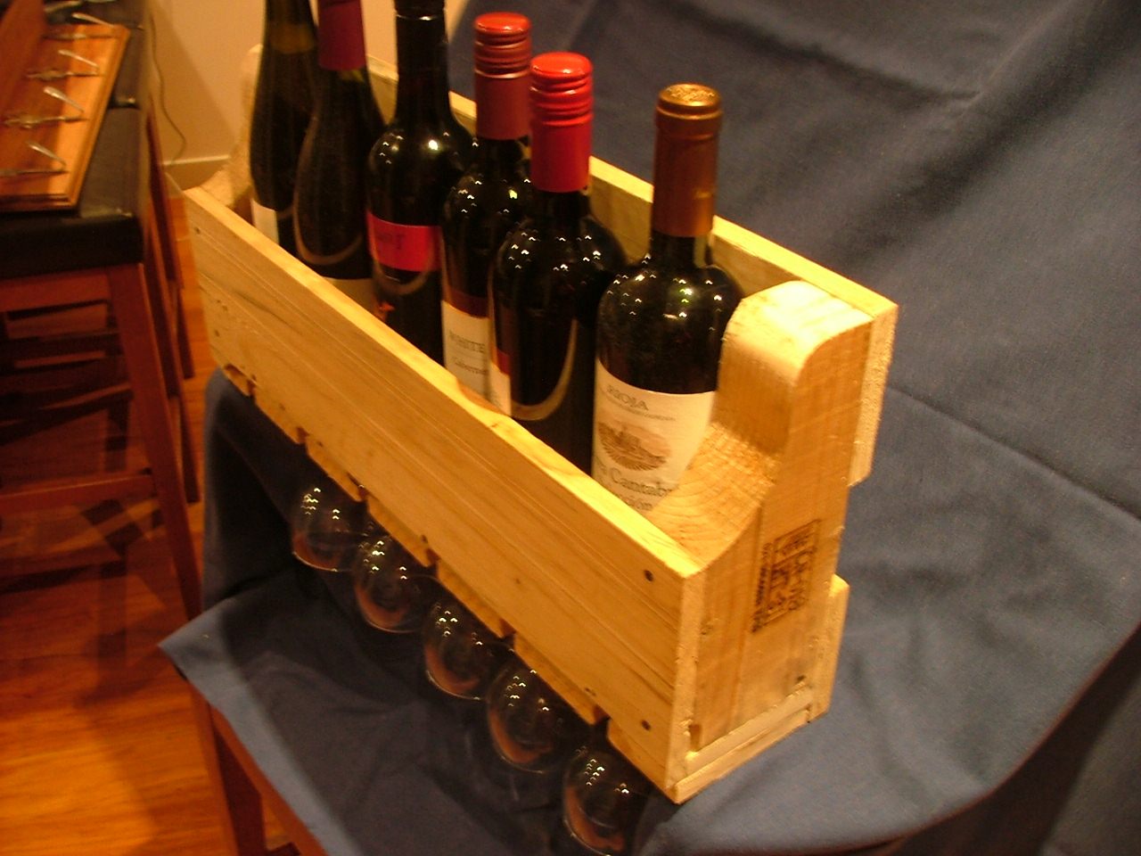 Rustic Wine Rack