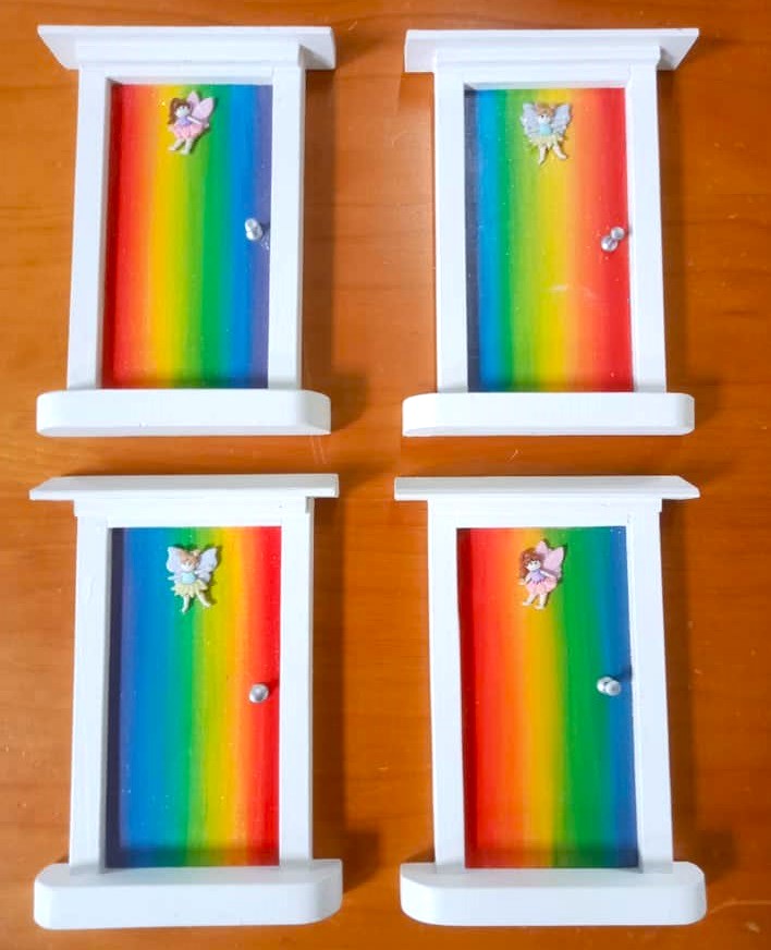 Rainbow Fairy Door