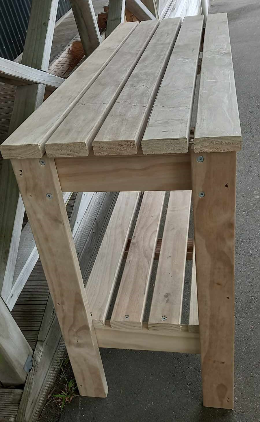 Treated Outdoor Potting Table