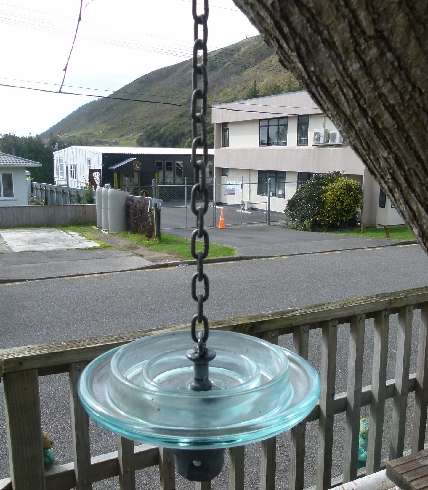Hanging Glass Bird Feeder / Planter