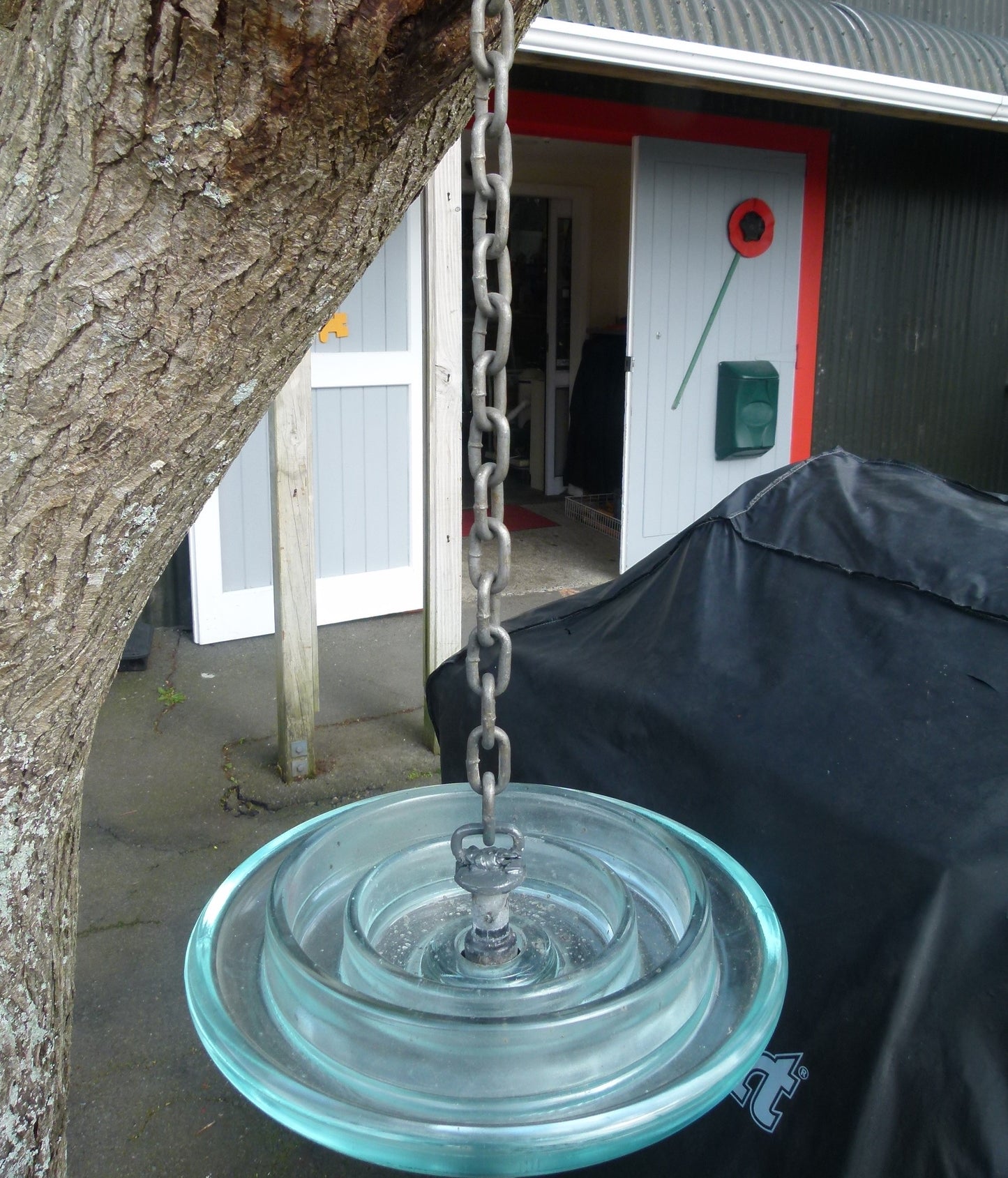 Hanging Glass Bird Feeder / Planter