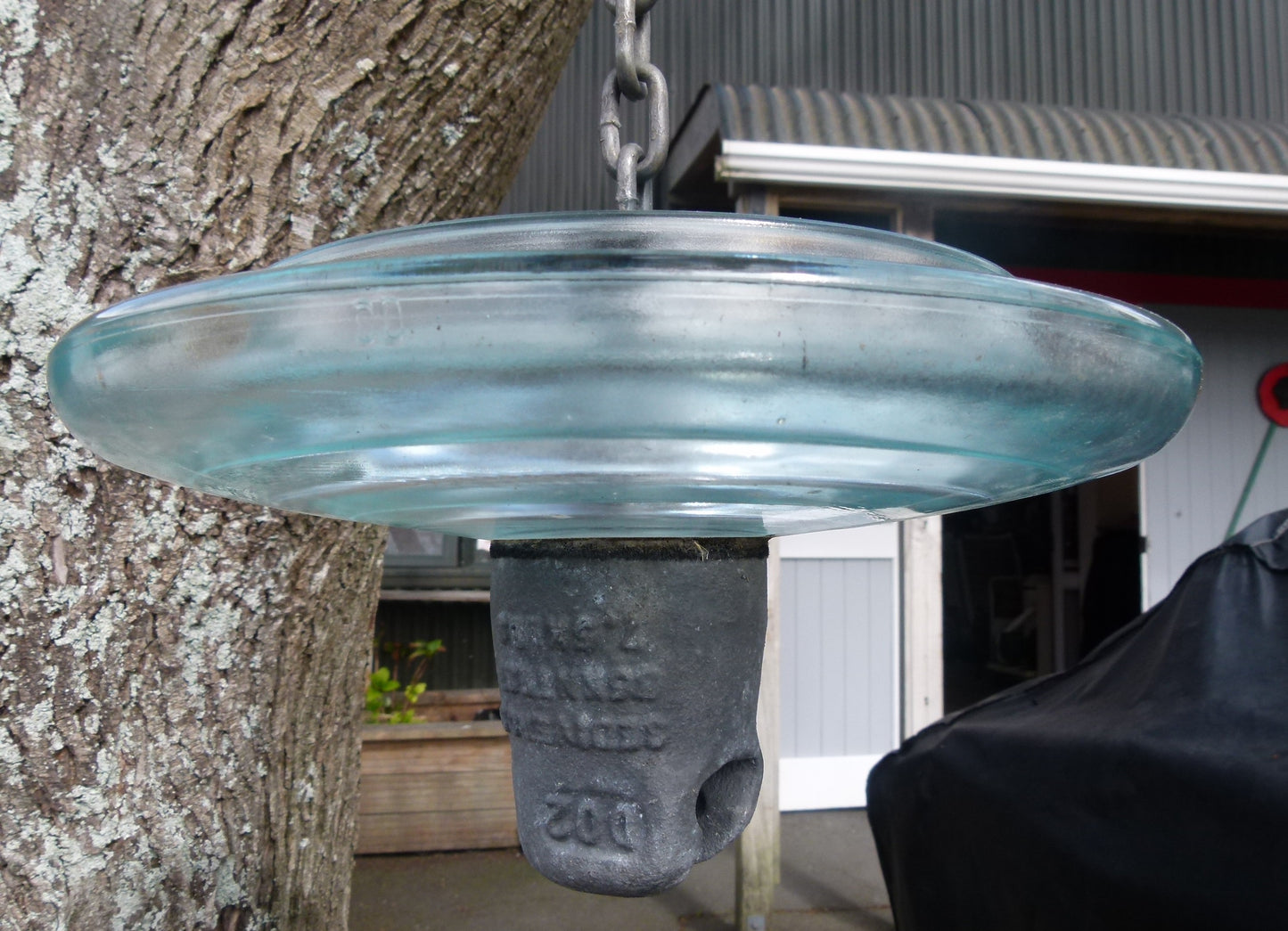 Hanging Glass Bird Feeder / Planter