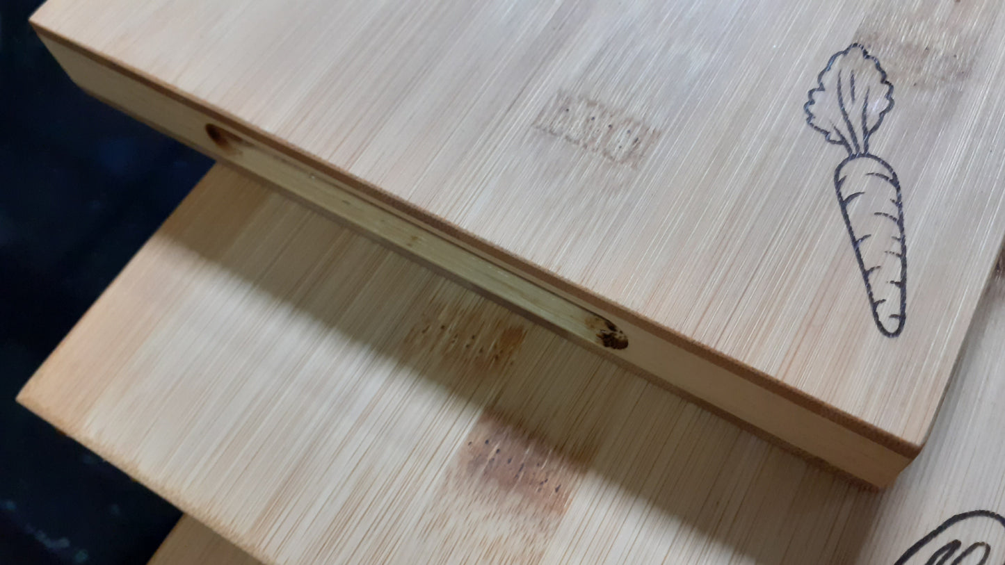 Laminated Bamboo Chopping Board Set