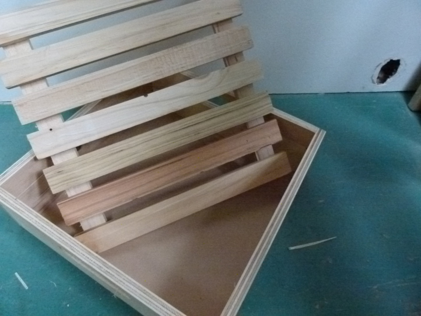 Gift Box with Slatted Lid