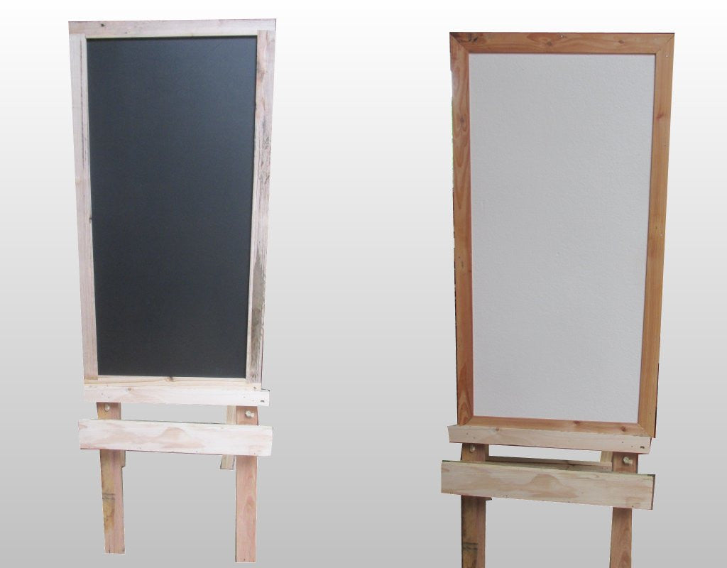 Rustic Easel and Blackboard