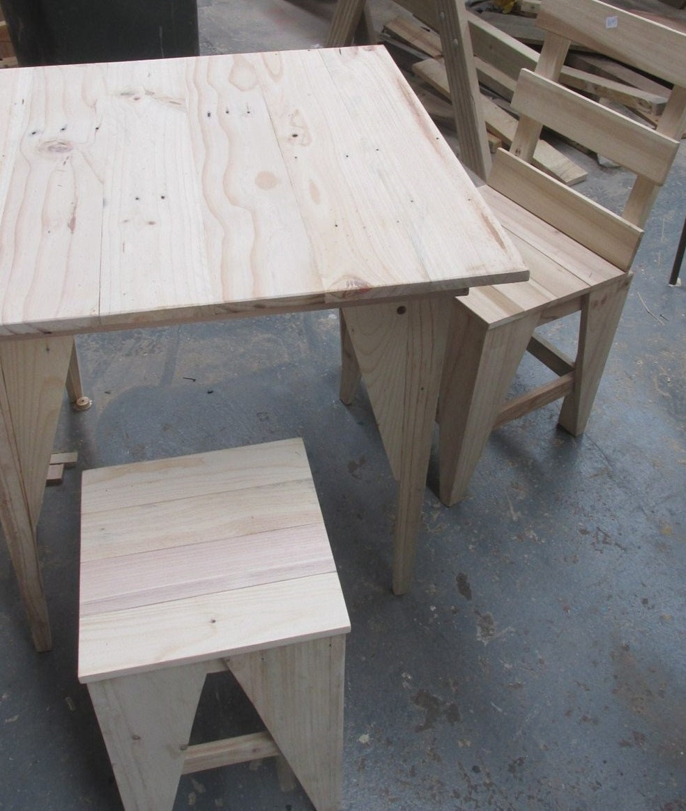 Upcycled Pallet Timber Stool