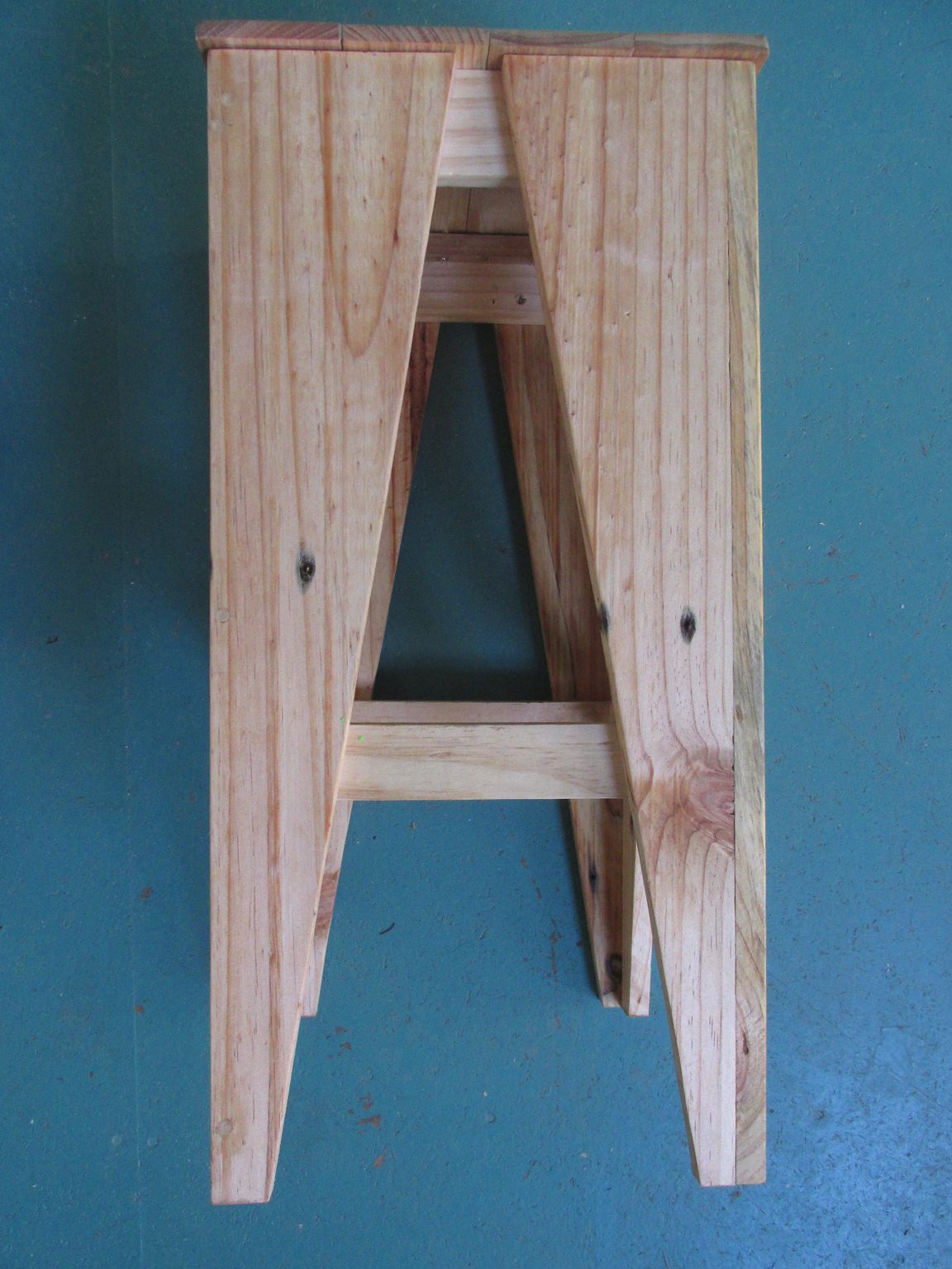 4 x Tall Upcycled Pallet Timber Stools