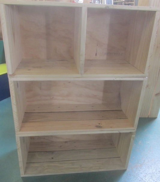 3-Crate Shelf Unit