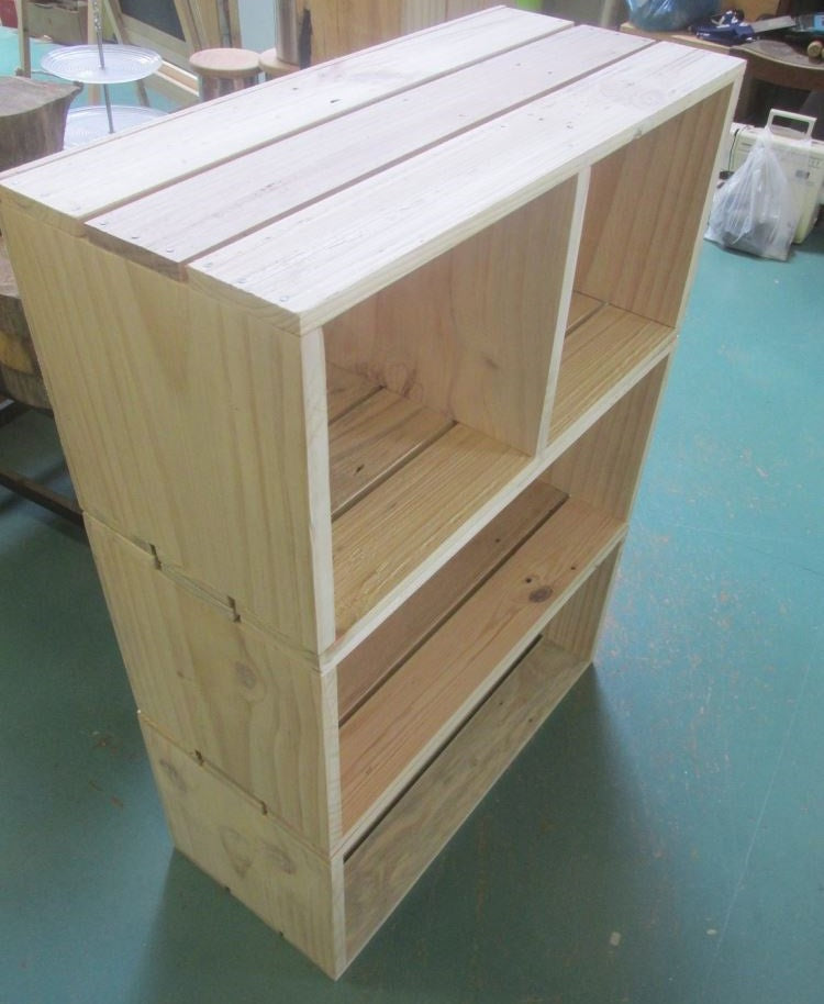 3-Crate Shelf Unit