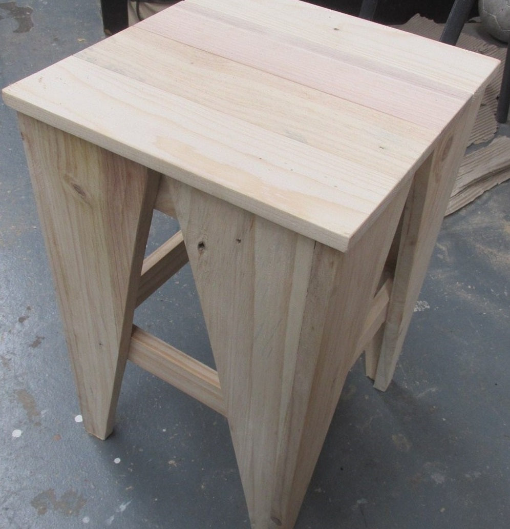 Upcycled Pallet Timber Stool