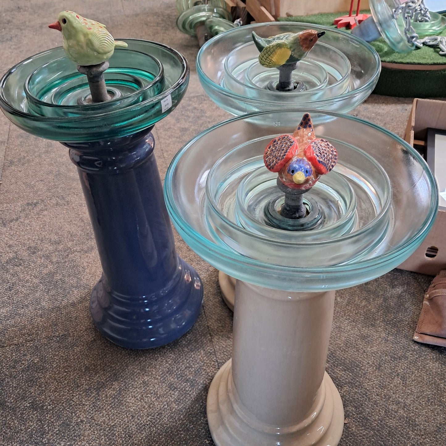 Upcycled Bird Bath