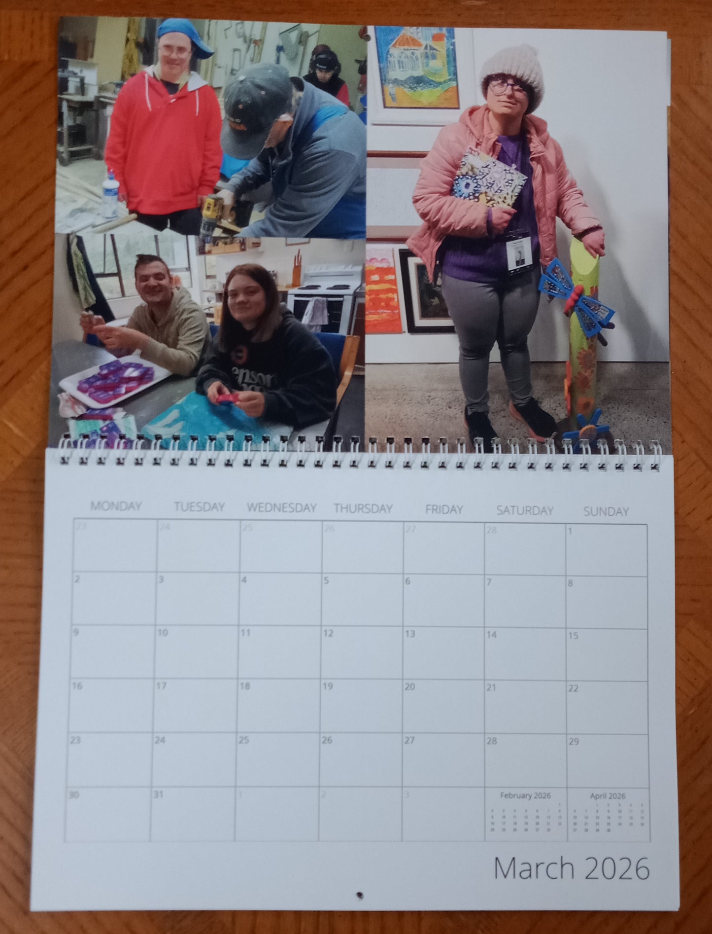 The Shed Project Kāpiti 2026 Wall Calendar Fundraiser