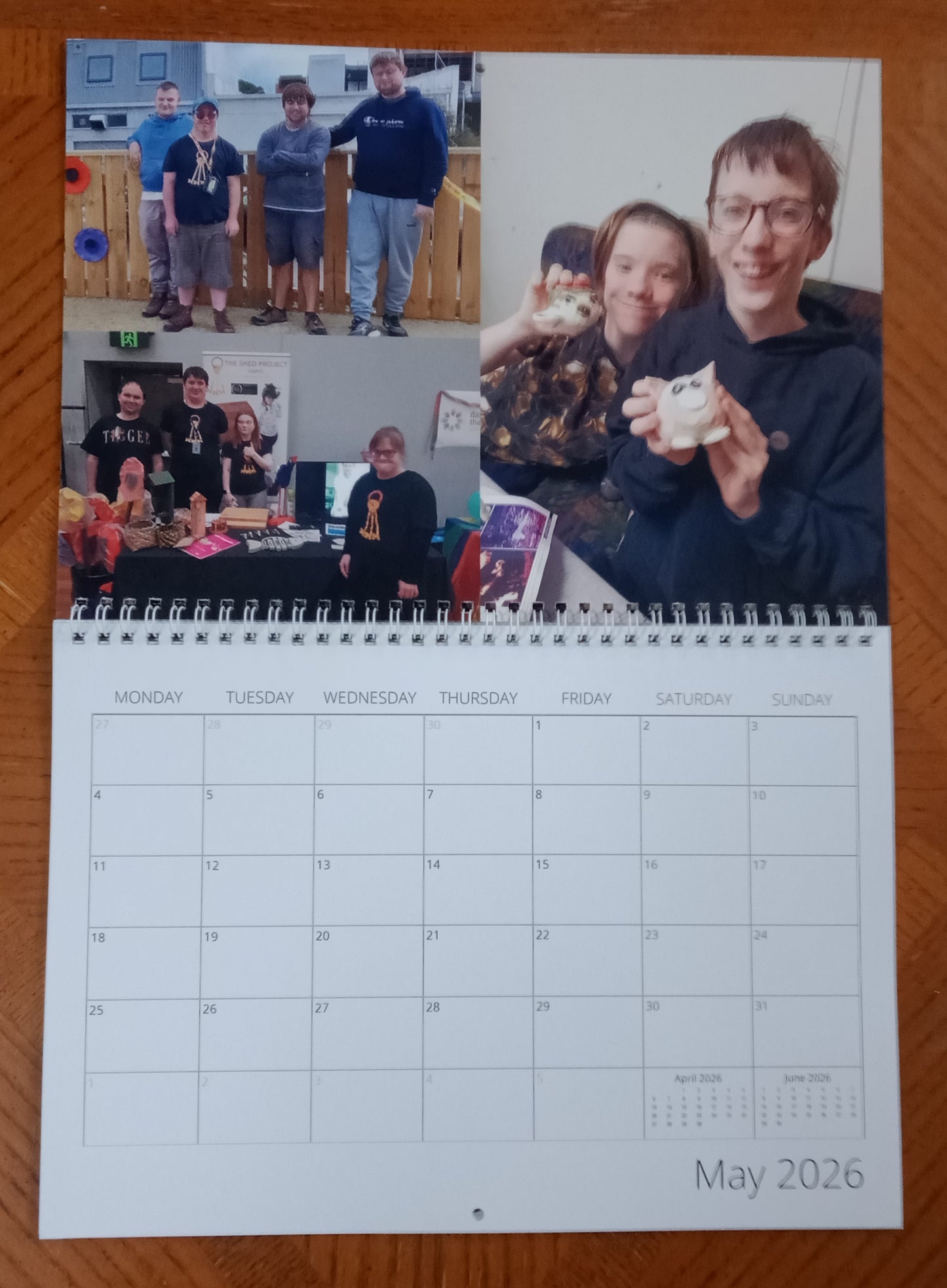 The Shed Project Kāpiti 2026 Wall Calendar Fundraiser