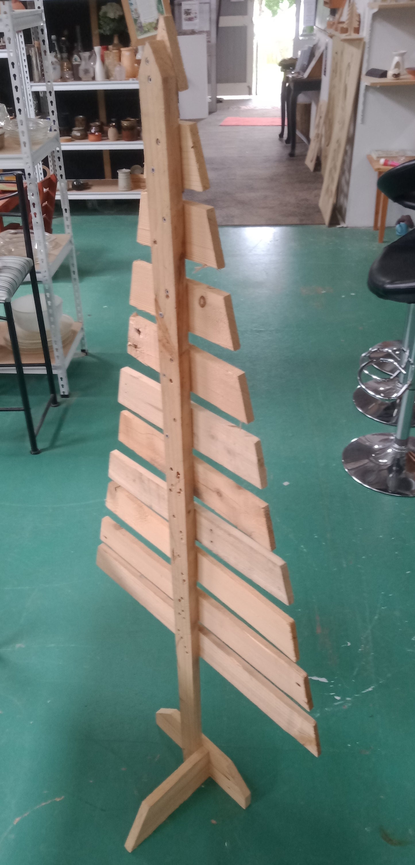 Giant 1.5m Wooden Christmas Tree