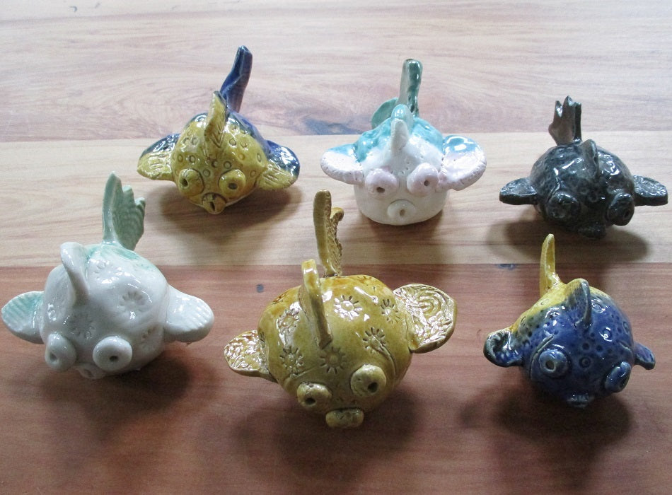 Pottery Fish by Shed Artist