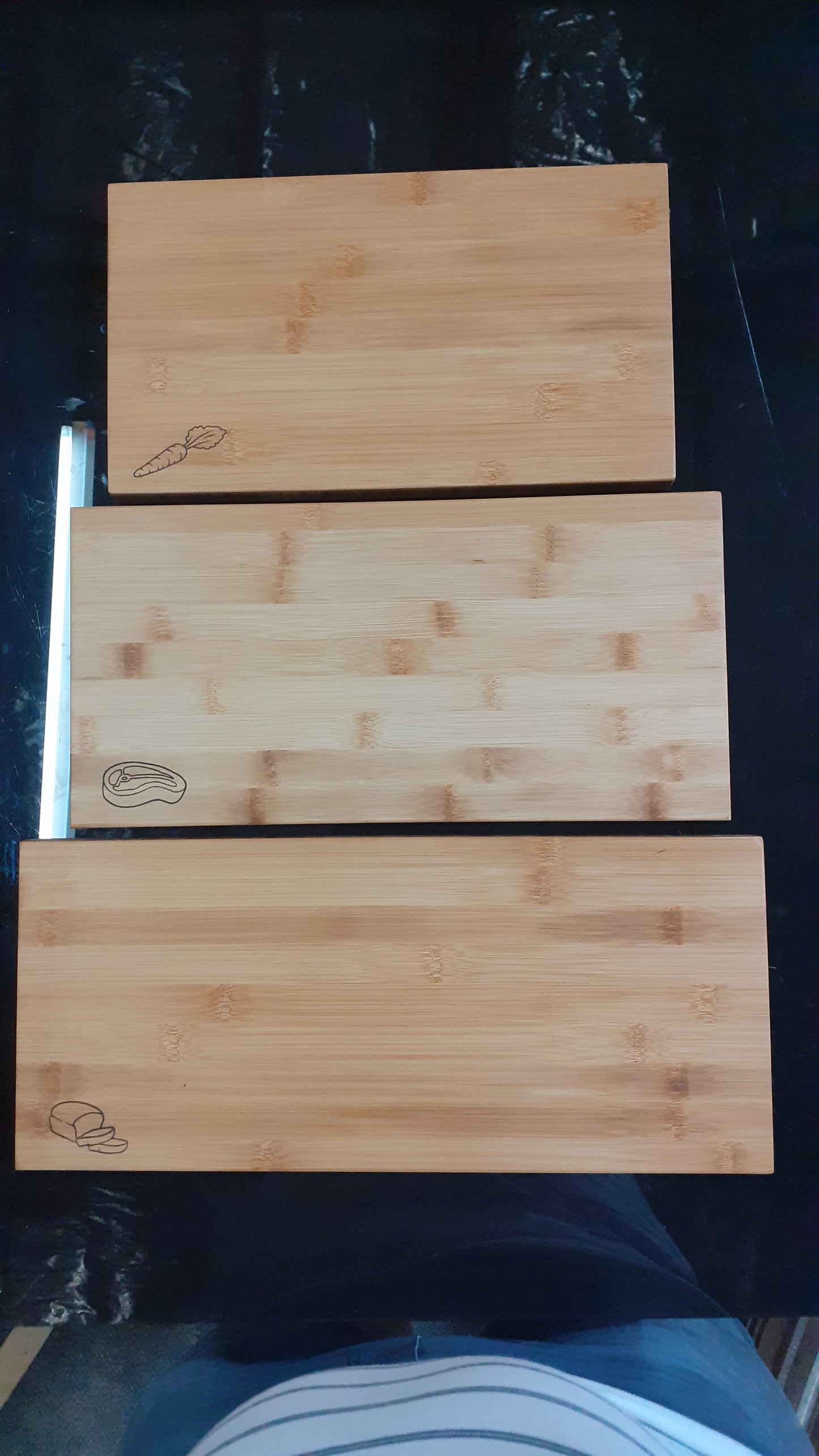 Laminated Bamboo Chopping Board Set